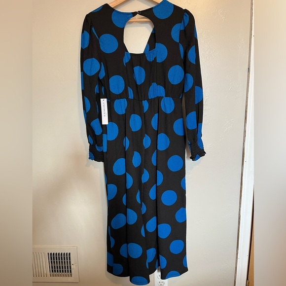 Emma & Michelle Blue Polka Dot Dress NWT - Picture 9 of 13